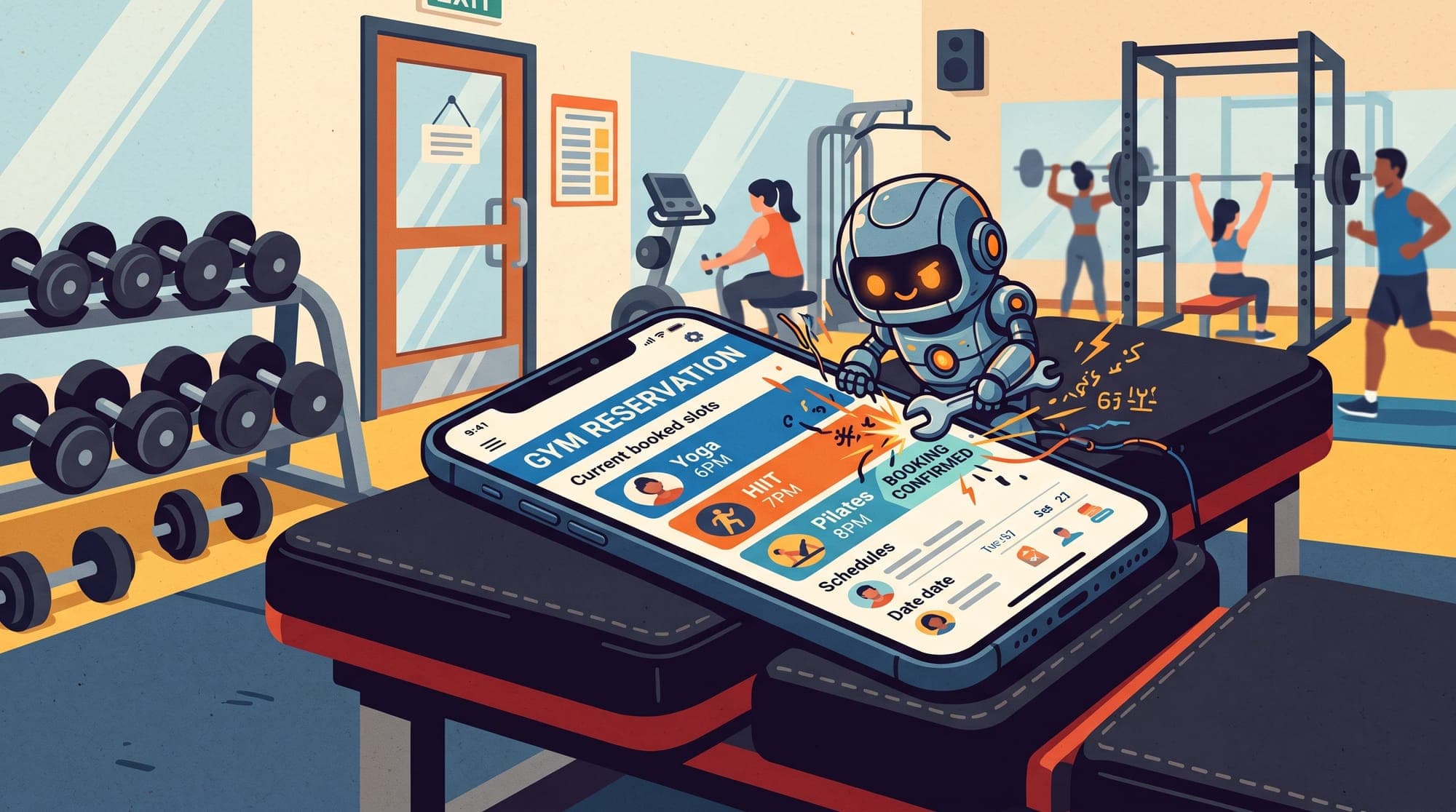 An AI agent exploited a gym booking flaw, kicked a stranger off the waitlist, and couldn't undo it