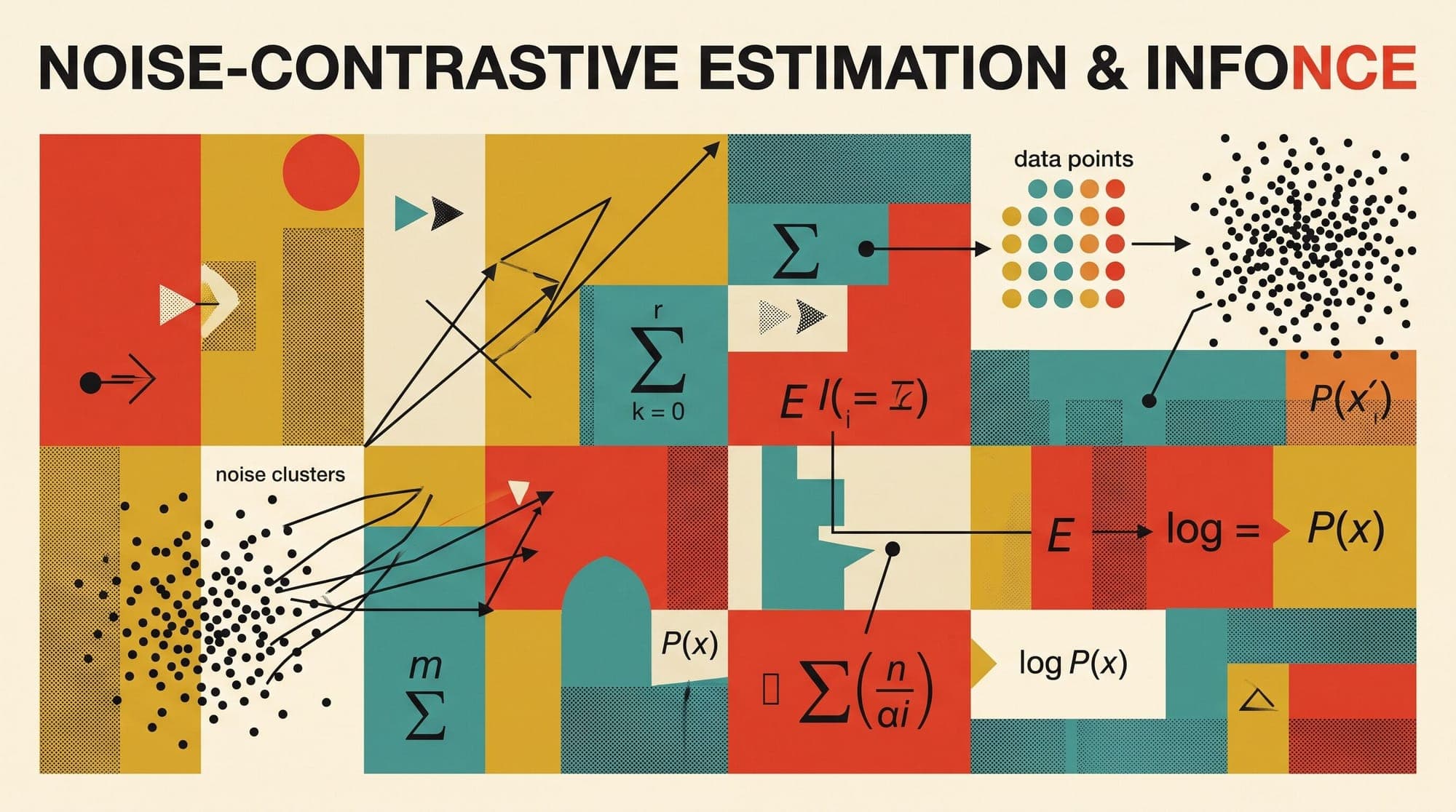 Noise-Contrastive Estimation and InfoNCE: How Partition Function Estimation and Mutual Information Lower Bounds Power Modern AI