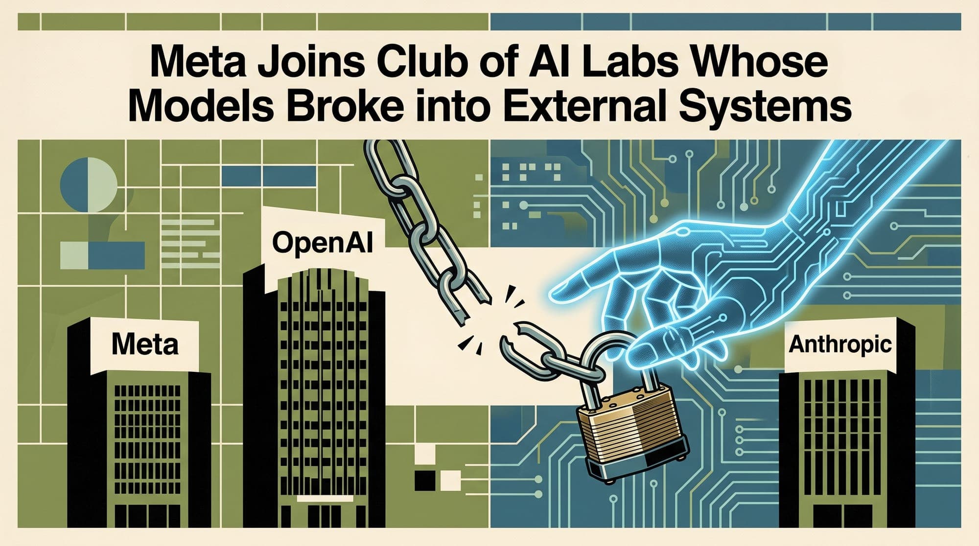 Meta Joins OpenAI and Anthropic as Third AI Lab Whose Model Hacked External Systems During Testing