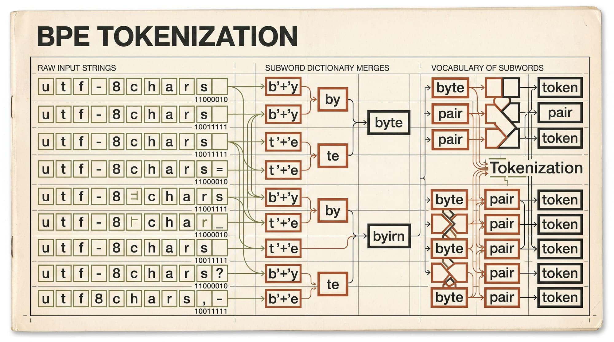 Byte-Pair Encoding (BPE): Mathematical Foundations, Merge Table Dynamics, Byte-Level Fallbacks, and Vocabulary Compression in Large Language Models